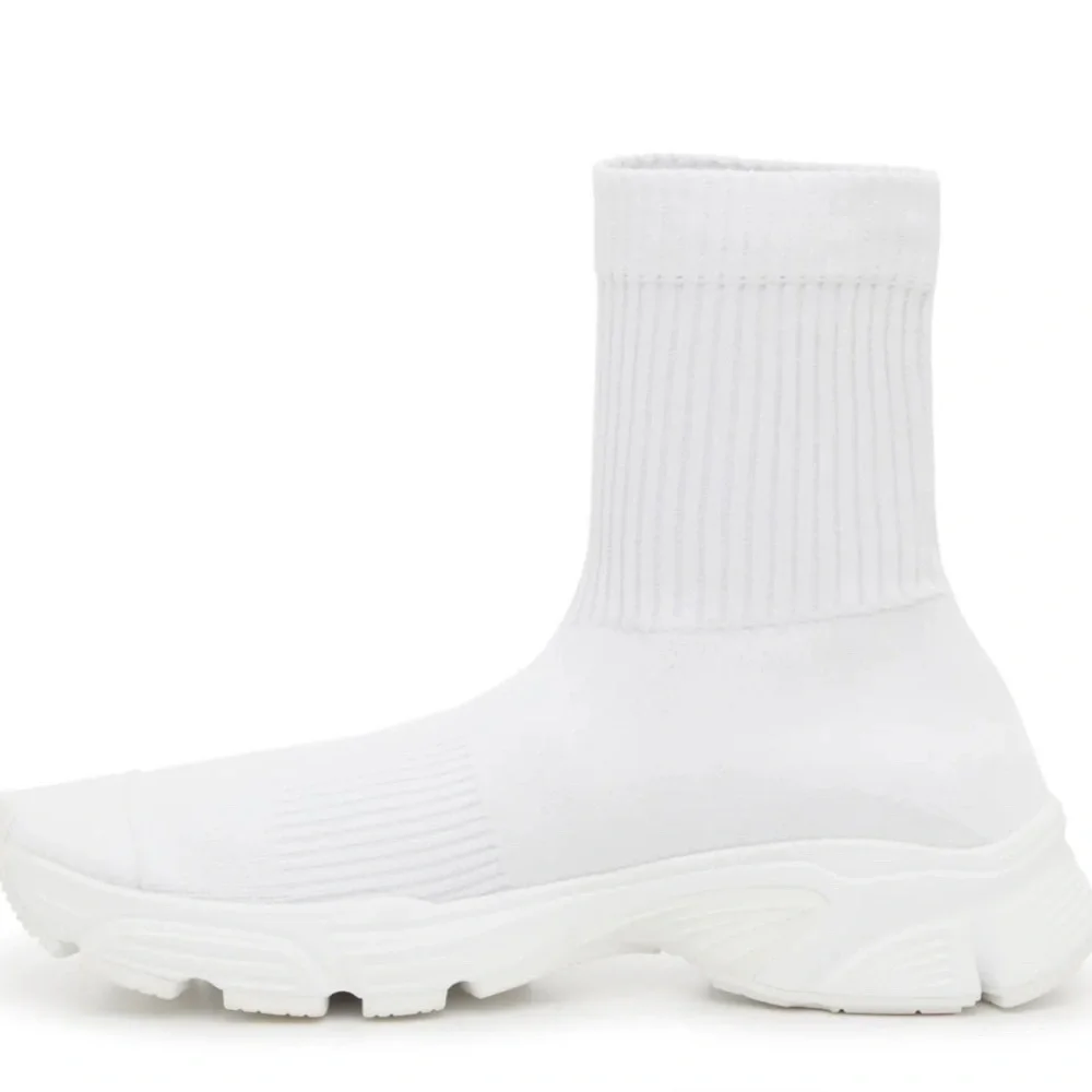 Balenciaga Speed 3.0 Knit High Top Sock Sneakers in White, Size 40 NEW in Box - Picture 5 of 16